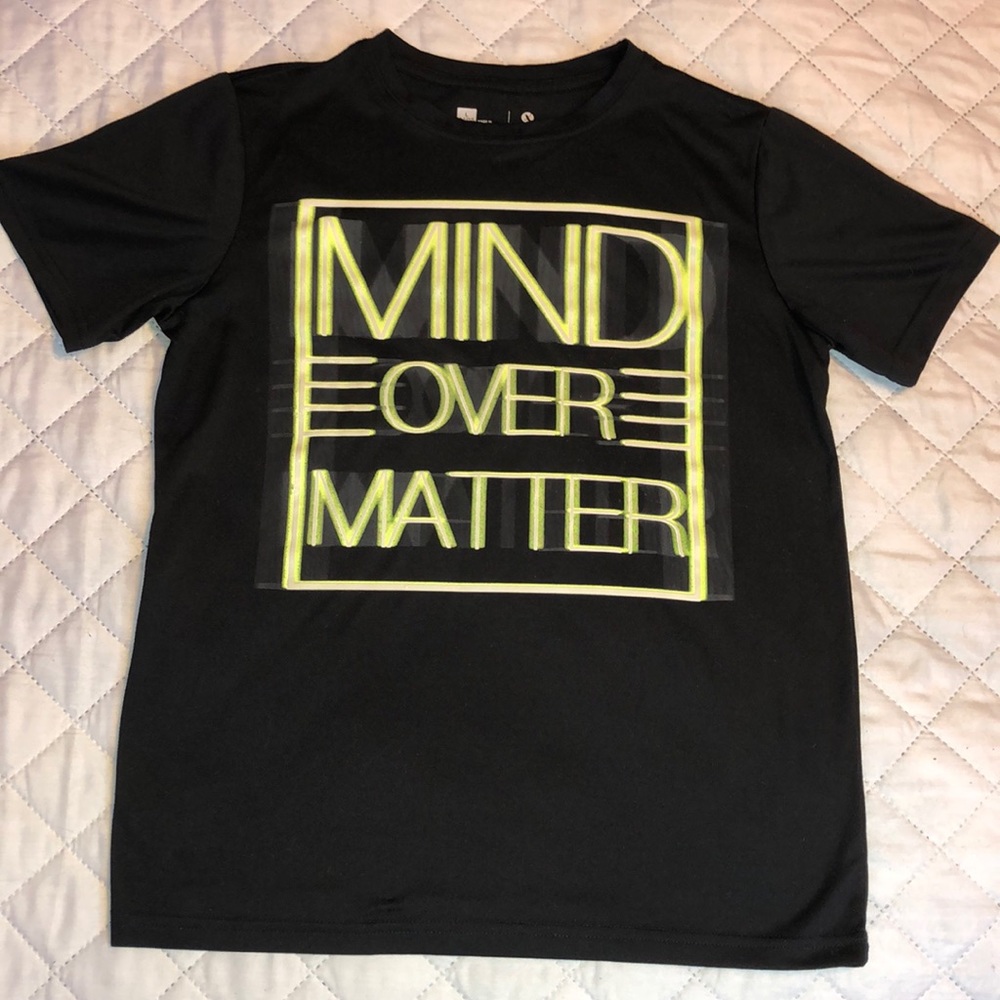 Very comfortable “mind over matter” T-shirt